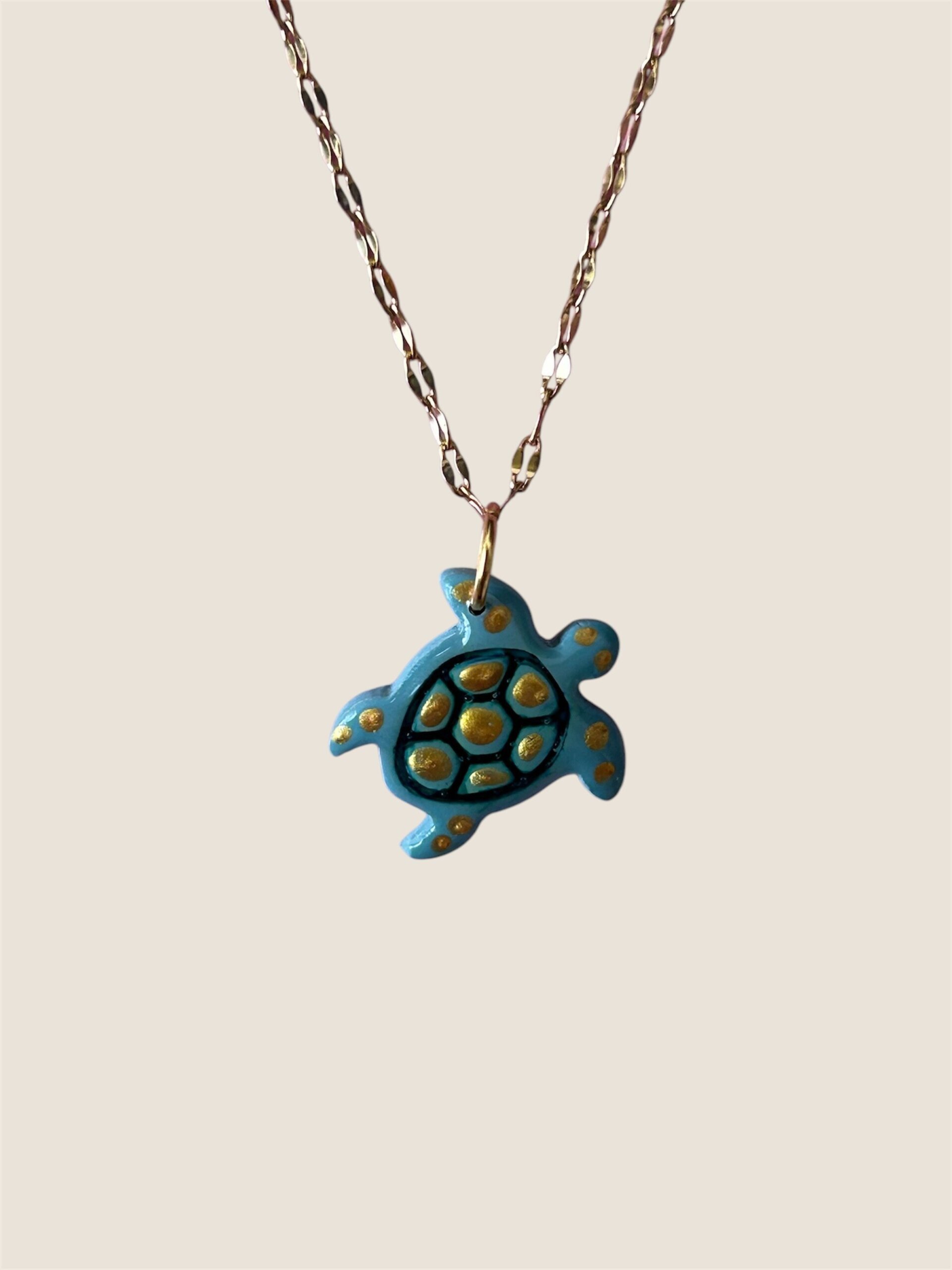 Collar Charm tortuga - 1